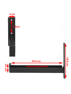 1 x  Wand-Reifenhalter, 25cm